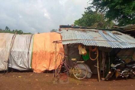 IDP shelter in Shan State