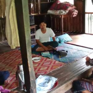 Small Bible study group in Karen State