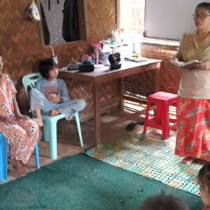 Sunday school class Bagan house church