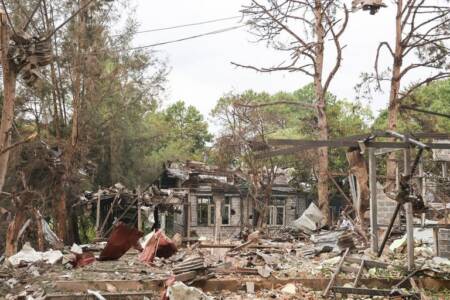 Junta airstrike damage in Lashio