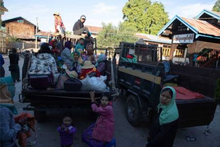 Villagers in Sagaing region escaping junta attacks