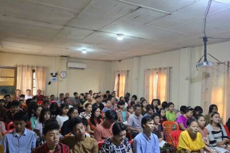 Church service Yangon