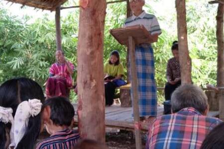 Sermon in new house church Tanintharyi division