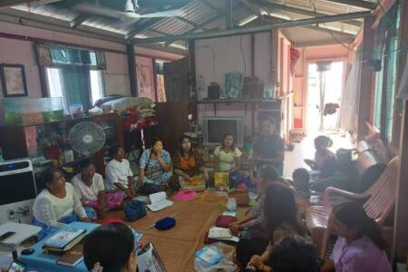 Sunday school class adults Yangon