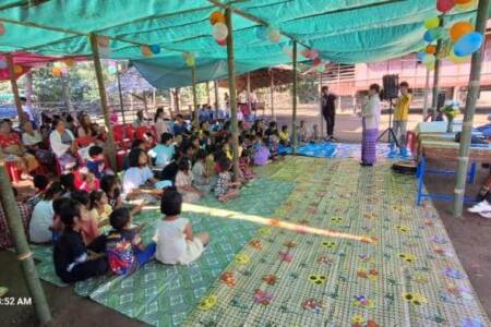 Karen village Christmas program