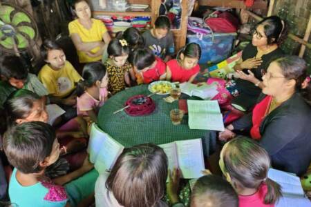 Children_s Bible study Yangon