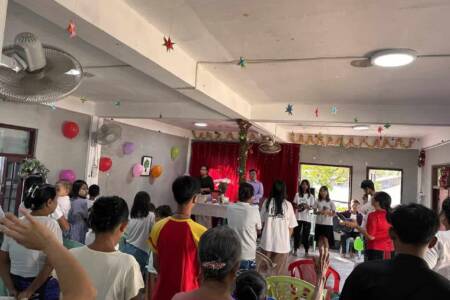 Church service in Yangon