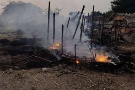 Sagaing IDP camp hit by junta airstrike