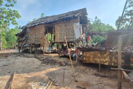 Karen house church damage