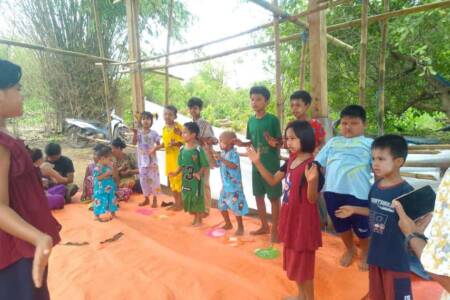 Sunday school class Tanintharyi village