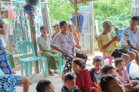 Bagan area house church service