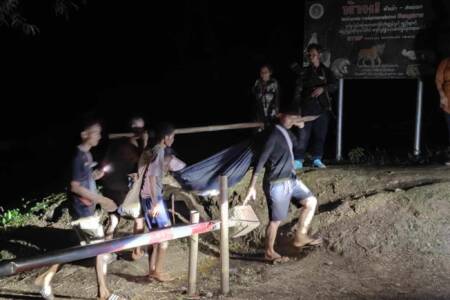 Injured Karen villager