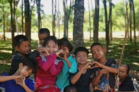 Thank you from Karen children
