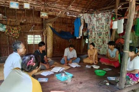 Bible study session in Tanintharyi area home