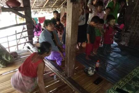 Karen village house church